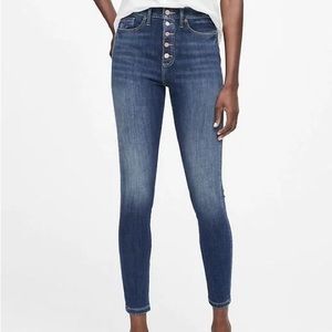 Banana Republic High Waisted Skinny Jeans 28P